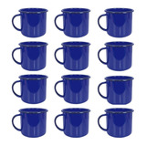 Caneca Esmaltada Azul 300ml