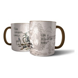 Caneca Frase De Motociclista Toda Conquista Começa 