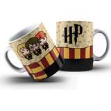 Caneca Harry Potter Cartoon Branca Presente Personalizado