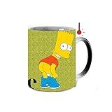Caneca Mágica Bart Simpsons Foda Se