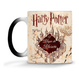 Caneca Mágica Harry Potter Mapa Do Maroto Com Nome E Frase
