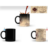 Caneca Mágica Mapa Do Maroto Harry Potter