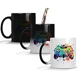 Caneca Mágica Porcelana CONTROLE DE VIDEOGAME COLORIDO
