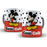 Caneca Mickey Mouse Com Café Sem