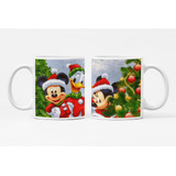 Caneca Mickey pato Donald E Minnie No Natal Desenho Personalizado