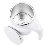 Caneca Mixer Copo Misturador Automática Inox Elétrica Cor Branco
