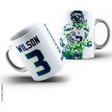 Caneca Nfl Seattle Seahawks Russell Wilson