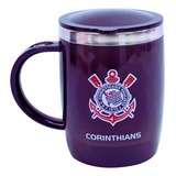 Caneca Oficial Corinthians Presente Colecionável Com Tampa