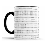 Caneca Partitura Hino 248 Ccb Glória Aleluia Sinto Jesus