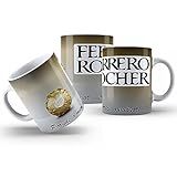 Caneca Páscoa - Xícara De Porcelana Chocolate Ferrero Rocher