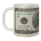 Caneca Personalizada Dólar Tio Sam 100 U d Presente 325ml