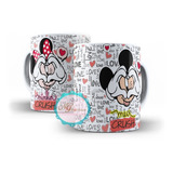 Caneca Personalizada Mickey Minnie Crush - Mega Oferta!!!