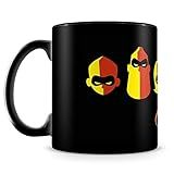 Caneca Personalizada Os Incríveis -100- Preta-