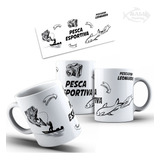 Caneca Pescador Ciclo Pesca Esportiva Personalizada Com Nome