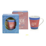 Caneca Porcelana Espalhe Amor Onde For Cx Presen