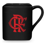 Caneca Porcelana Quadrada Flamengo