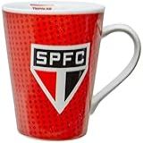 Caneca Porcelana São Paulo Times De Futebol Vermelho Preto Branco