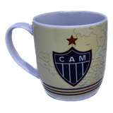 Caneca Porcelana Urban 300 Ml Atlético Galo Edição Limitada