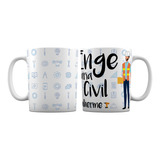 Caneca Profissão Carreira Engenharia Engenheiro Civil