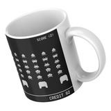 Caneca Space Invaders Atari Arcade Geek Presente Anos 90