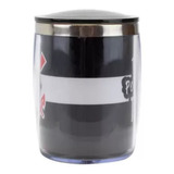 Caneca Térmica Com Tampa Time Corinthians Licenciado 450 Ml Cor Preto