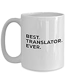 Caneca Tradutora Melhor Copo De Café Trnslator Ever Para Tradutores Inglês Francês Paixão Idioma Japonês Piloto Espanhol Italiano Alemão Rus