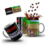 Caneca Vídeo Game Super Nintendo Mario Kart Retro