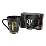Caneca Xicara De Porcelana 290ml Profissões Profissão Psicologia 1811