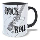 Caneca Xícara Personalizada Rock n Roll Guitarra 1 Caneca