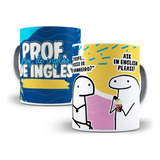 Caneca Xícara Professor De Inglês Presente Professores