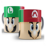 Caneca Xicara Super Mário Luigi Jogo Nintendo Filme Jogo Top