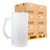 Canecas De Chopp P Sublimação Vidro Jateada 460ml 12 Un