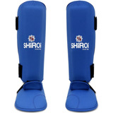 Caneleira Karate Vermelha Ou Azul C Protetor Pe Shiroi