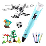 Caneta 3d Impressora Profissional 3 Refil Carregador Usb