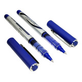 Caneta Aihao Roller Tip Ponta Fina 0,5mm Kit Com 12pcs Azul Cor Do Exterior Cinza/azul