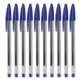 Caneta Bic Cristal Azul C 10un