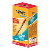 Caneta Bic Cristal Bold 1 6mm Ponta Grossa Kit Com 25 Unid 