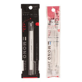Caneta Borracha Mono Zero Tombow Redonda 2 3mm Kit C Refil
