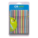 Caneta Bpx 10 Unidades Cis Coloridas Cor Da Tinta 10 Cores