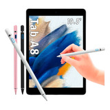 Caneta Branca Stylus Touch P Tablet Galaxy Tab A8 X200 X205