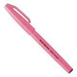 Caneta Brush Sign Pen Cor Rosa Fluorescente Pentel