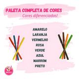 Caneta Comestível Confeitaria Mago Recarregável 8 Cores