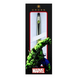 Caneta Cross Click Esfero Marvel Hulk At0622s 127 Fte
