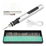 Caneta De Gravura De Metal Caneta De Gravura 3 Velocidades Máquina Ferramenta Para Gravar Kit Para Gravar Em Vidro Caneta Para Gravar Carregamento Sem Fio Para Corte Moagem Letras Perfuração