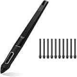 Caneta Digital Stylus Com 10 Pontas Para Huion PW517 Kamvas 13 Kamvas 22 Plus Kamvas 22 Monitor De Desenho Kamvas Pro 24 Caneta Stylus De Pressão 8192 Sem Bateria