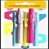 Caneta Esferografica Compactor Pop 0 7mm 5 Cores Tinta Azul Conjunto