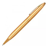 Caneta Esferográfica Crown Elegance Cor Da Tinta Azul Cor Do Exterior Dourado