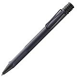 Caneta Esferográfica LAMY Safari Steel Black 2E2 M Ponta Média