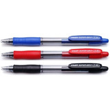 Caneta Esferográfica Pilot Super Grip Rt 1 0 Az Verm Pr 3 Un