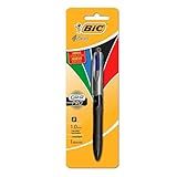 Caneta Esferográfica Retrátil BIC- 4 Cores Clássicas- Grip Pro- Ponta Média De 1-0mm- 929826- 1 Unidade